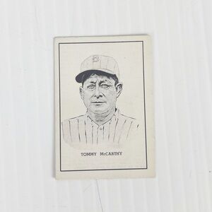 Vintage 1950 Callahan Hall of Fame Tommy McCarthy Baseball Trading Card